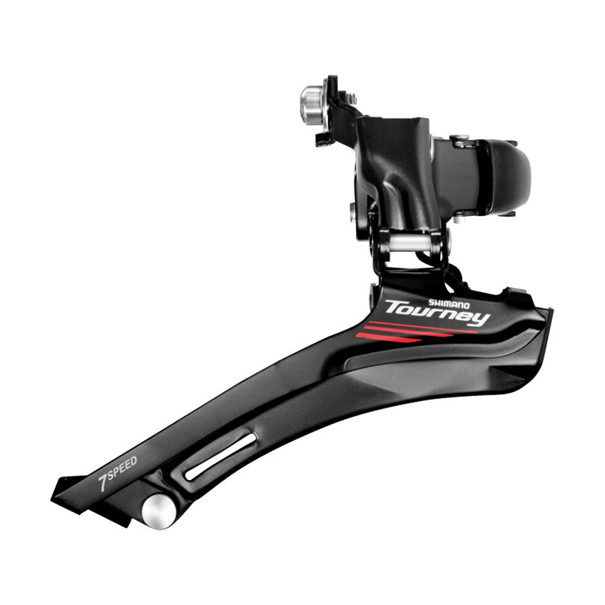 SHIMANO Prešmyk Tourney FD-A070 2x7 2 x 7 prevodov na objímku dolný ťah