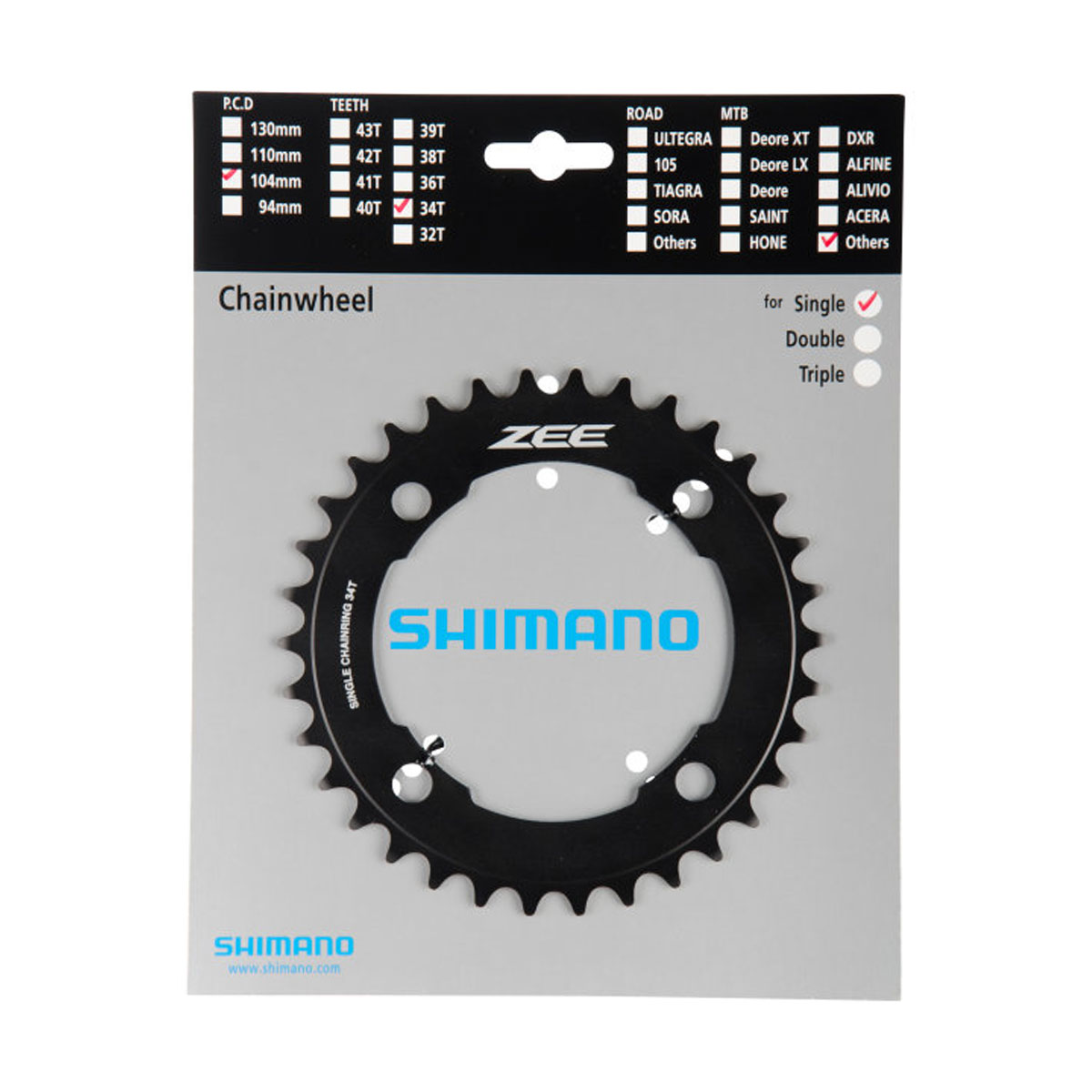 SHIMANO Prevodník ZEE M640 10 prevodov