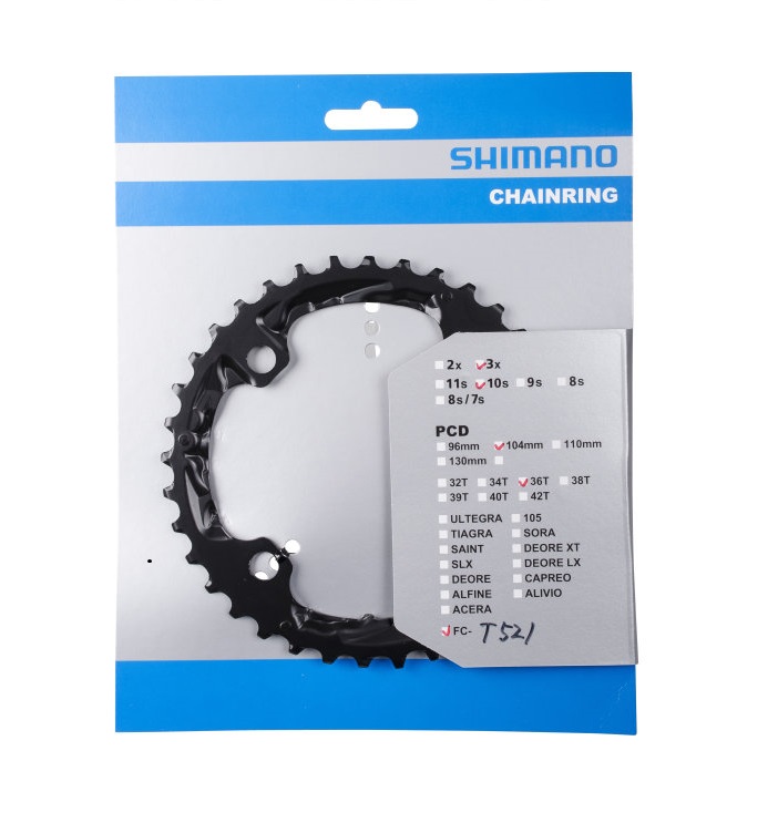 SHIMANO Prevodník DEORE T521 36z.