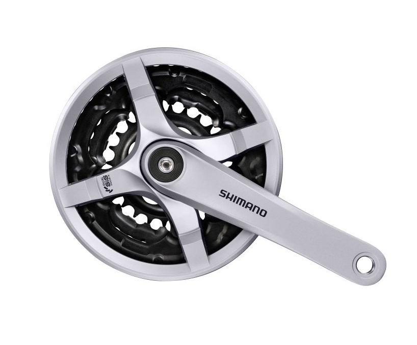 SHIMANO Stred Tourney FC-TY501 42-34-24 z. 3 x 6-7-8 prevodov strieborný