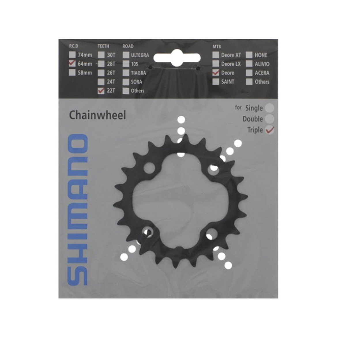 SHIMANO Prevodník DEORE M590 9 prevodov