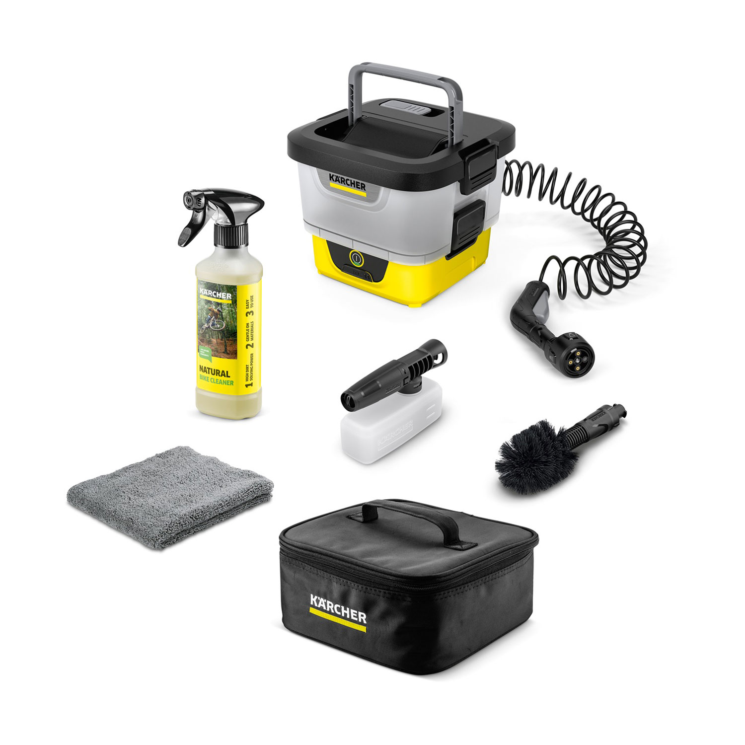 KÄRCHER Čistič aku OC 4 Foldable nízkotlakový + Bike Kit